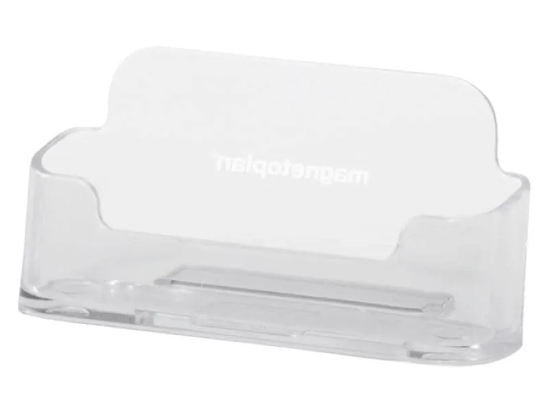 Magnetoplan Visitenkartenhalter 8.5 x 5.5 cm Transparent Magnetoplan Visitenkartenhalter 8.5 x 5.5 cm Transparent