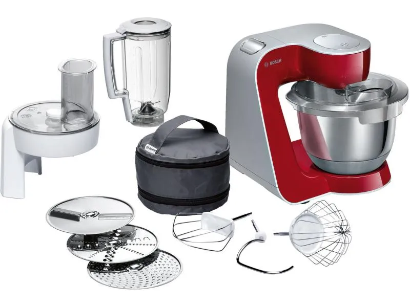 Bosch Küchenmaschine MUM58720 Rot/Silber Bosch Küchenmaschine MUM58720 Rot/Silber