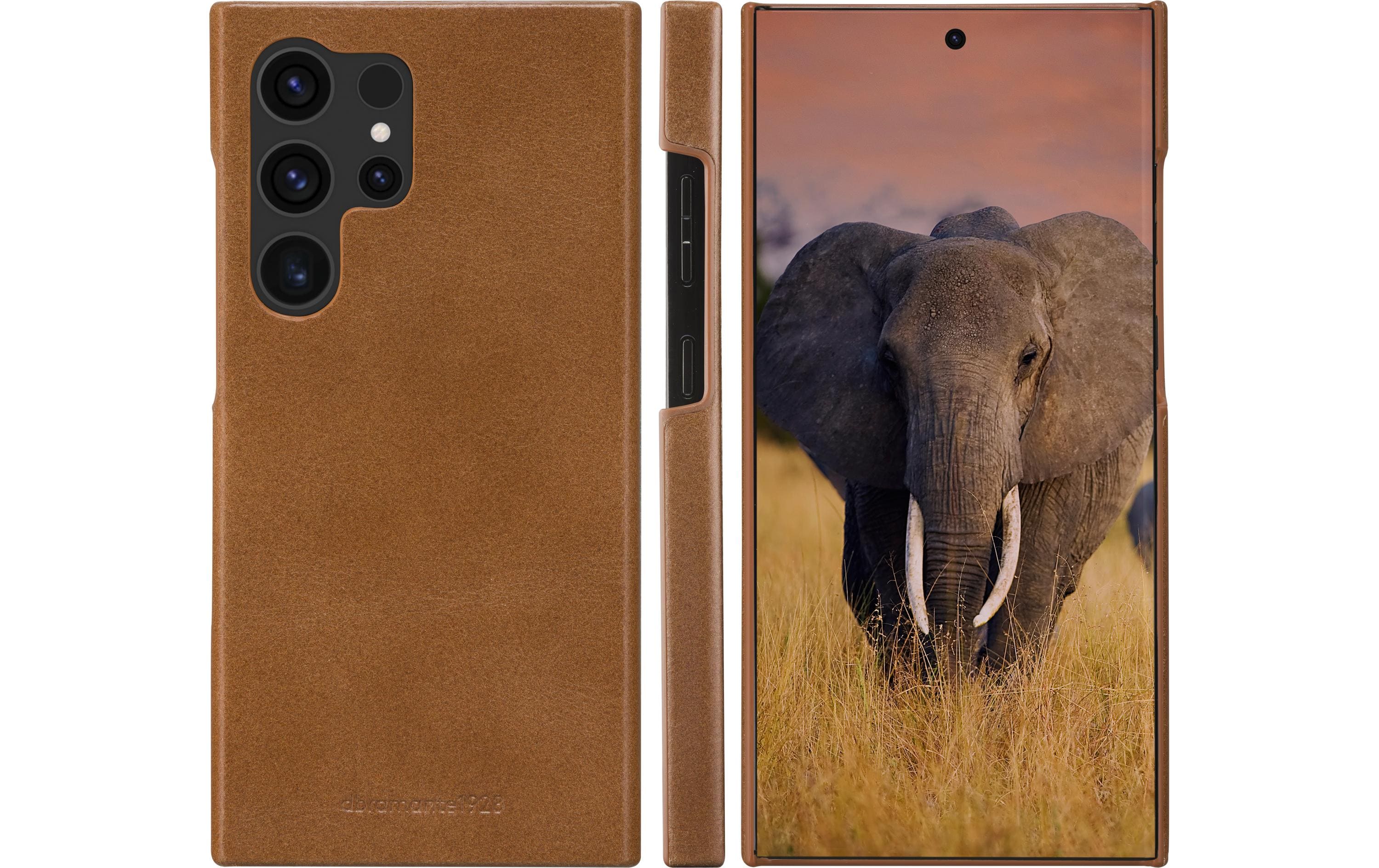 dbramante1928 Book Cover Lynge Galaxy S24 Ultra Tan