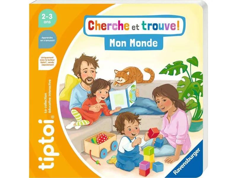 tiptoi Lernbuch Cherche et Trouve Mon Monde -FR-