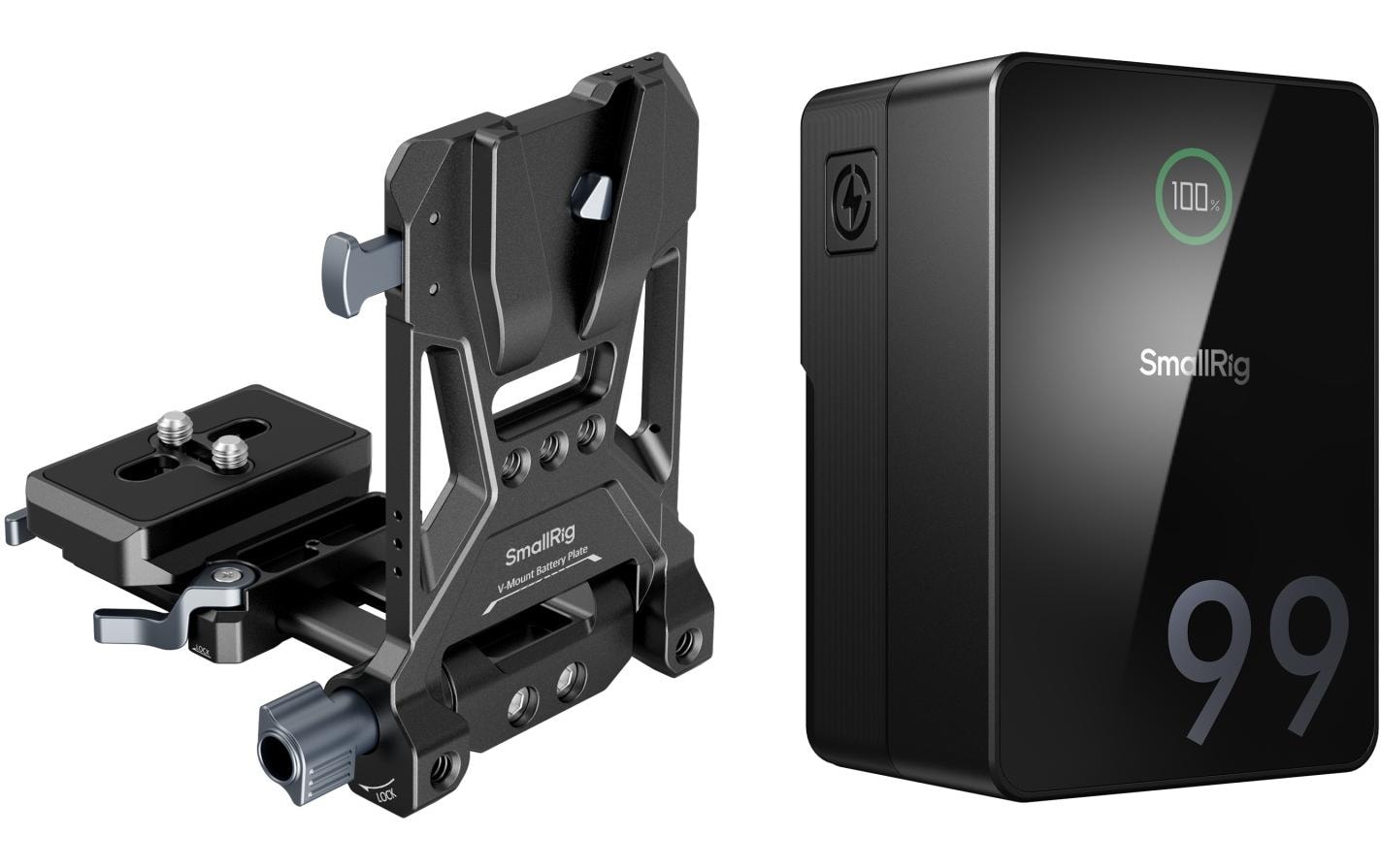 Smallrig Videokamera-Akku VB99 Pro Kit V-Mount-Akkuplatte