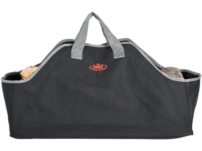 Esschert Design Kaminholztasche Polyester Schwarz Esschert Design Kaminholztasche Polyester Schwarz