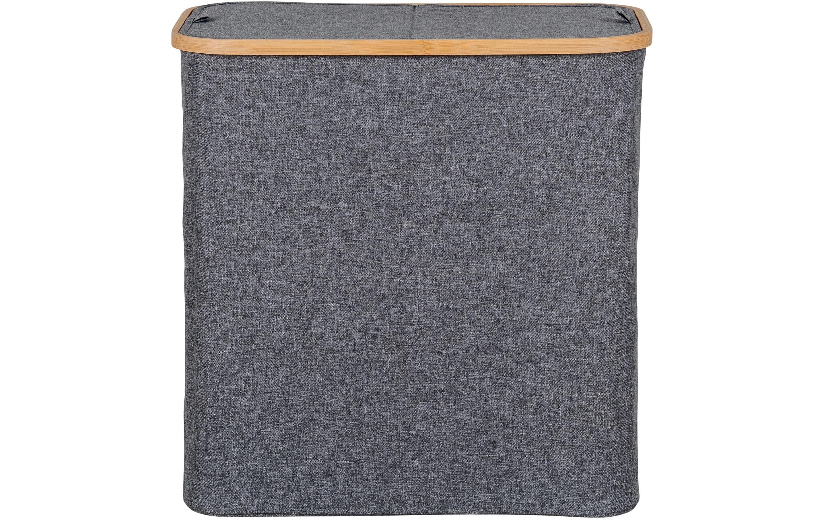 House Nordic Wäschekorb Noto 90 l, Grau