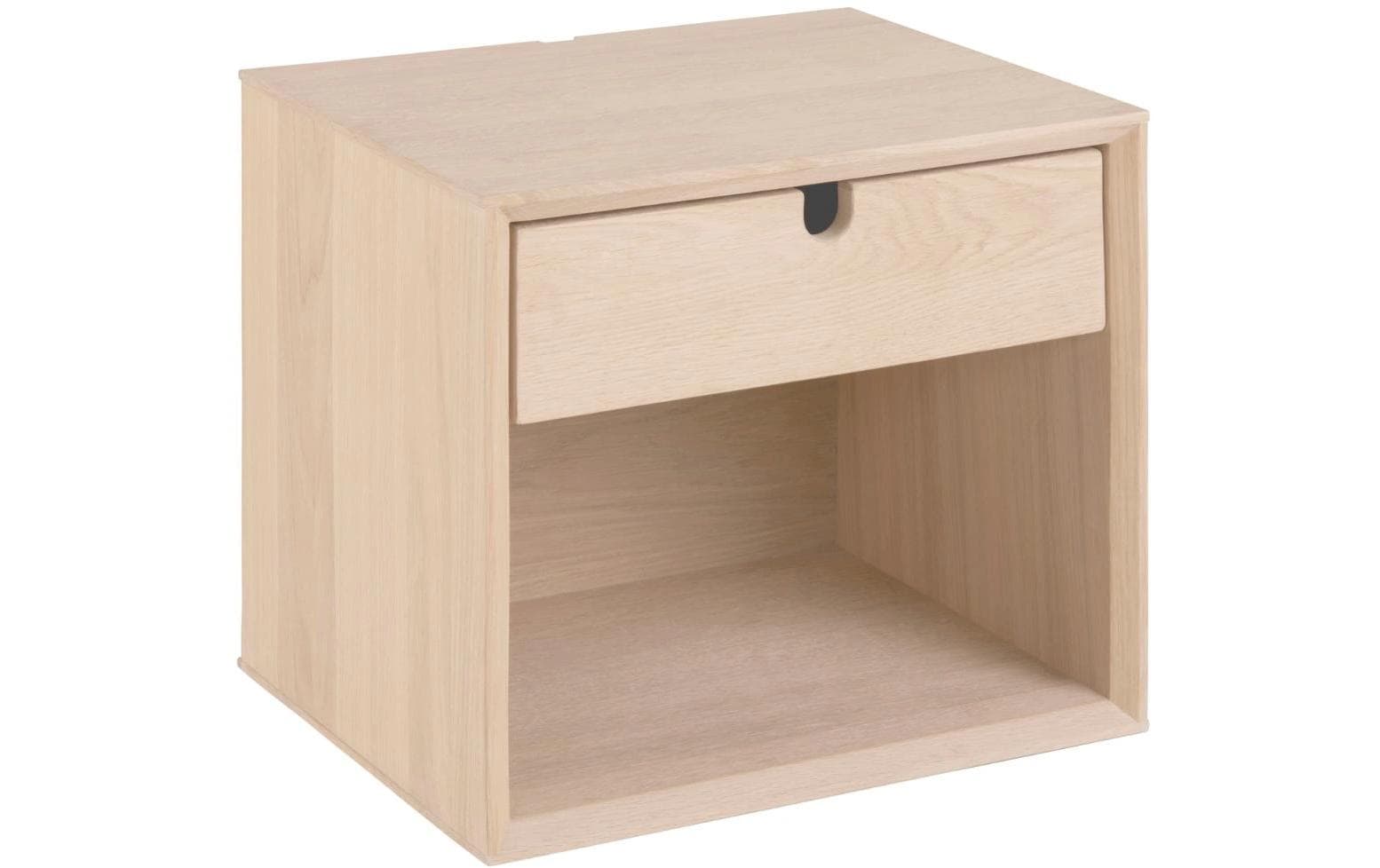 AC Design Nachttisch Century Hellbraun, 37 x 32 x 33 cm