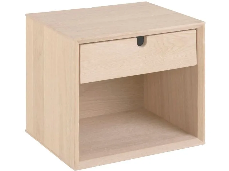 AC Design Nachttisch Century Hellbraun, 37 x 32 x 33 cm AC Design Nachttisch Century Hellbraun, 37 x 32 x 33 cm