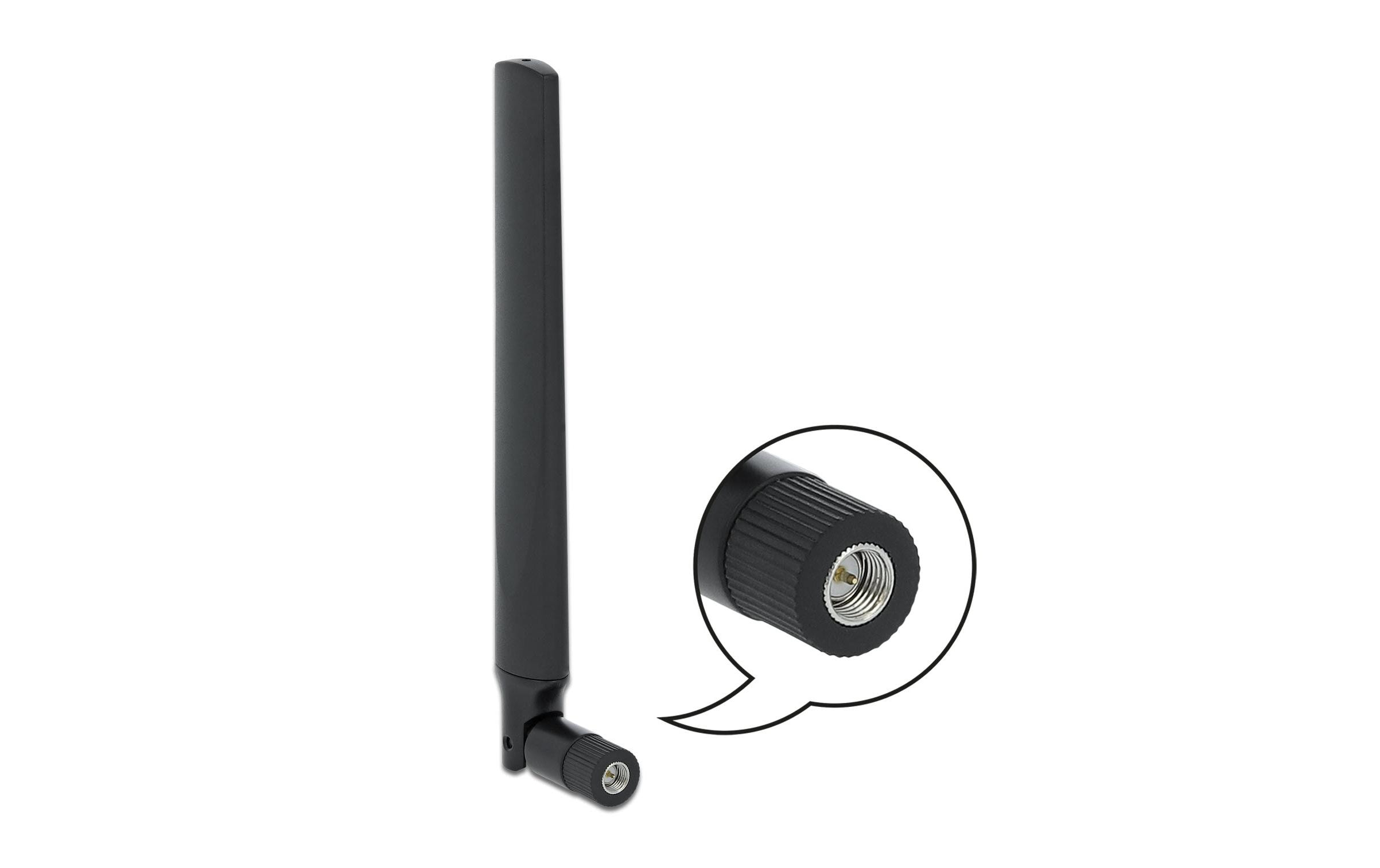 Delock 5G/LTE-Antenne SMA, 3.3dBi SMA 3.3 dBi Rundstrahl Delock 5G/LTE-Antenne SMA, 3.3dBi SMA 3.3 dBi Rundstrahl