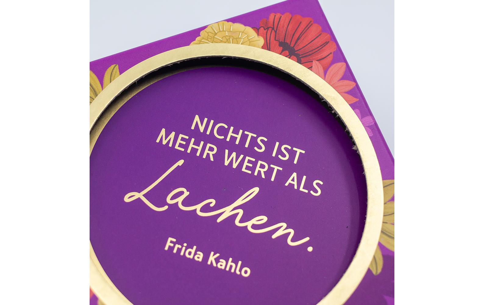 Grafik Werkstatt Korkuntersetzer Frida Kahlo, 6 Stk