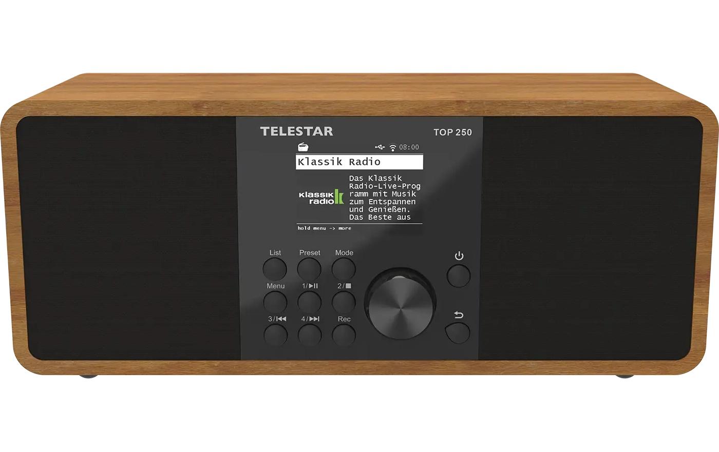 Telestar Internet Radio TOP 250 Braun