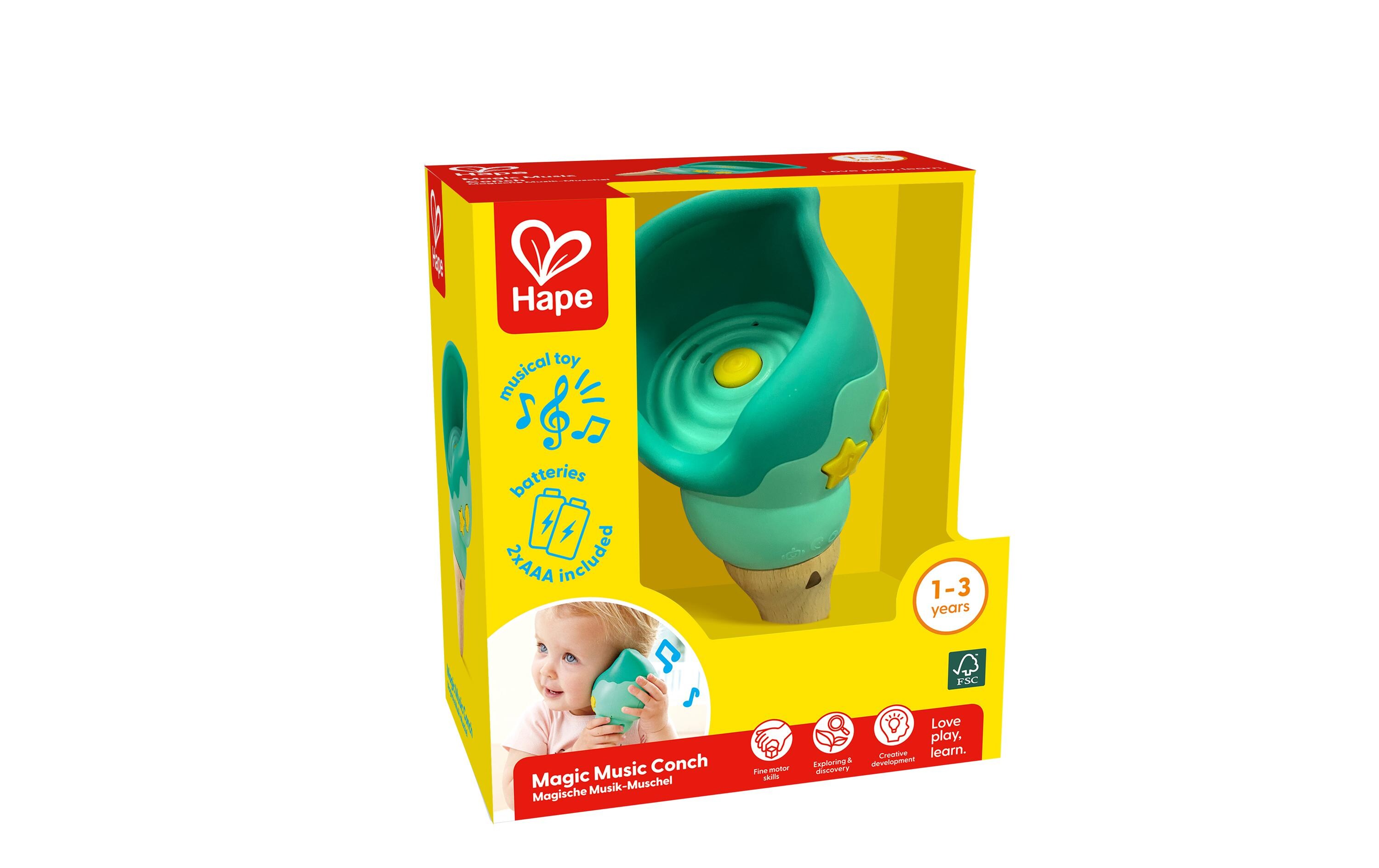 Hape Musikspielzeug Magische Musik-Muschel Hape Musikspielzeug Magische Musik-Muschel