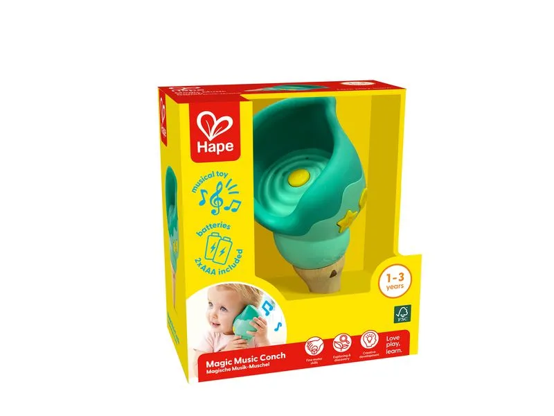 Hape Musikspielzeug Magische Musik-Muschel