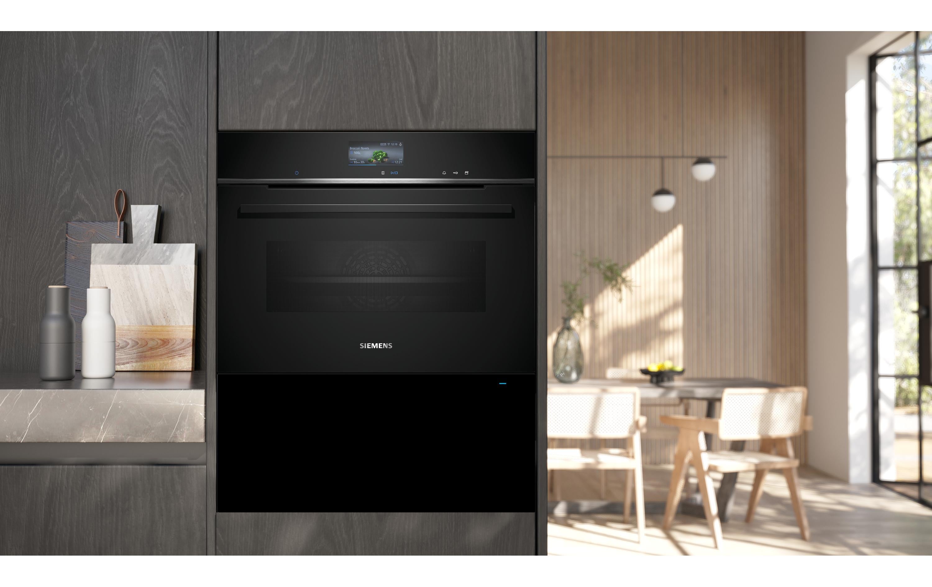 Siemens Wärmeschublade BI710D1B1 Schwarz