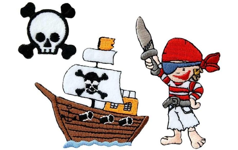 Mono-Quick Aufbügelbild Pirat 1 Stück