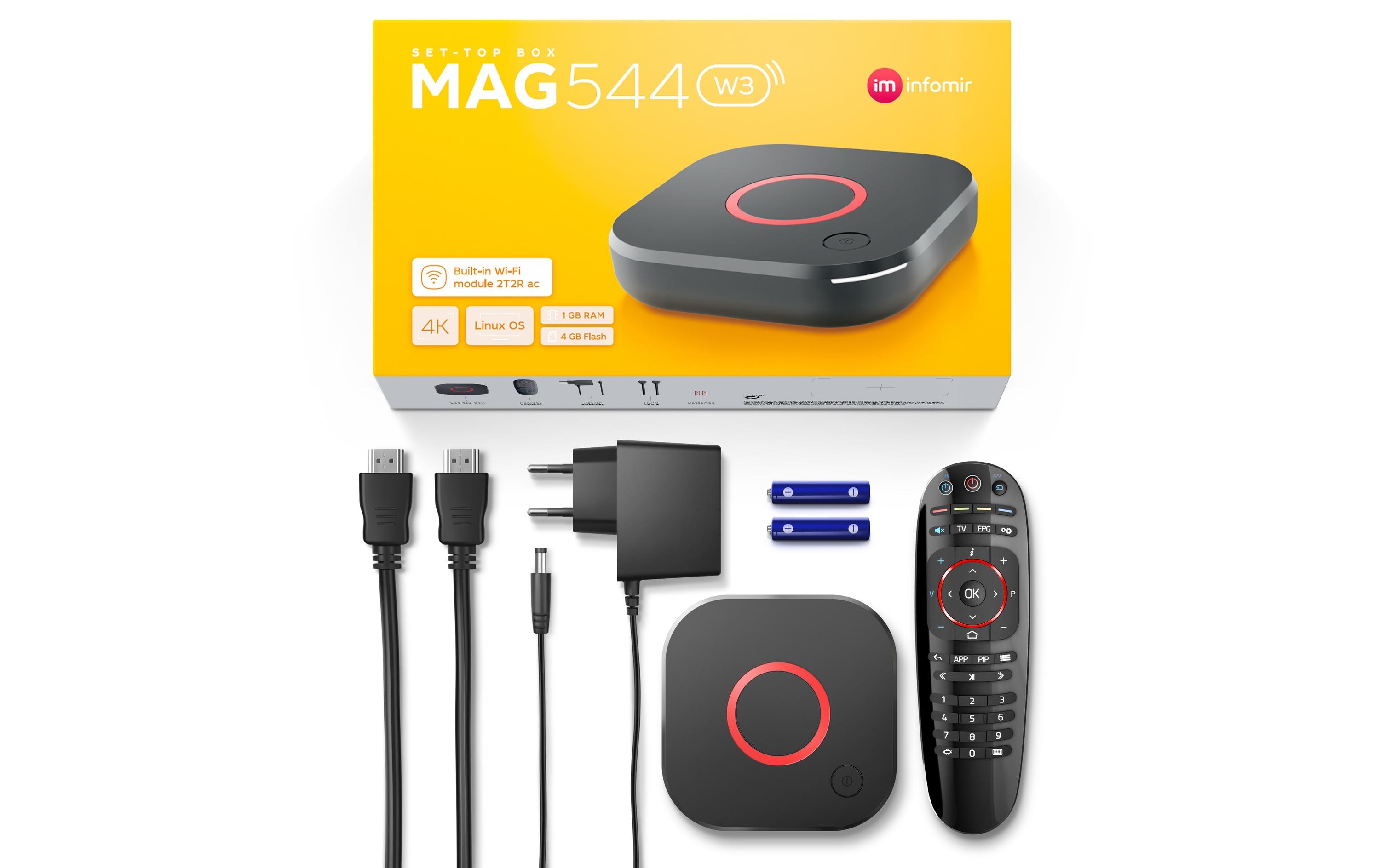 Infomir Mediaplayer / IPTV Player MAG544 W3 Infomir Mediaplayer / IPTV Player MAG544 W3