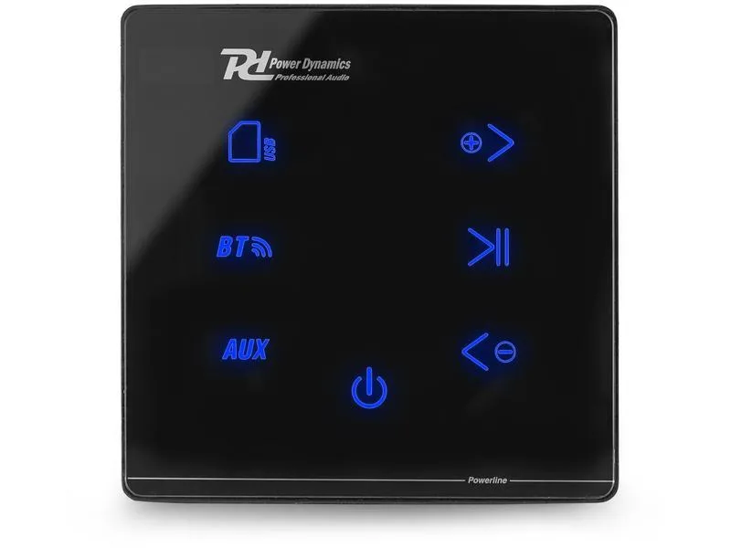 Power Dynamics Verstärker Pro Powerline A100B 4x 20W, Schwarz Power Dynamics Verstärker Pro Powerline A100B 4x 20W, Schwarz