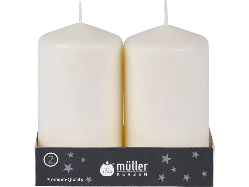 müller Kerzen Weihnachtskerze Vanille, 2 Stück müller Kerzen Weihnachtskerze Vanille, 2 Stück
