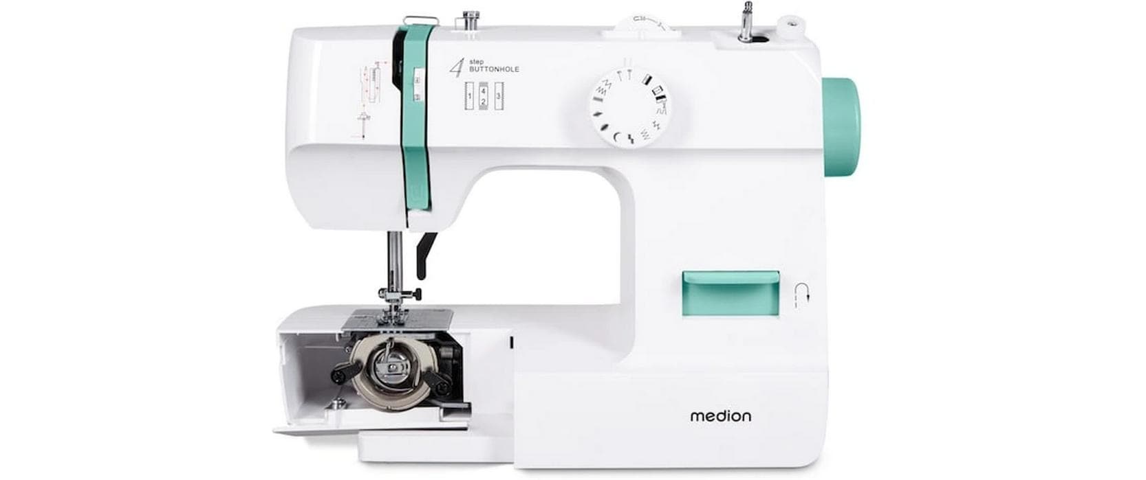 Medion Nähmaschine Life SM70 Weiss/Türkis