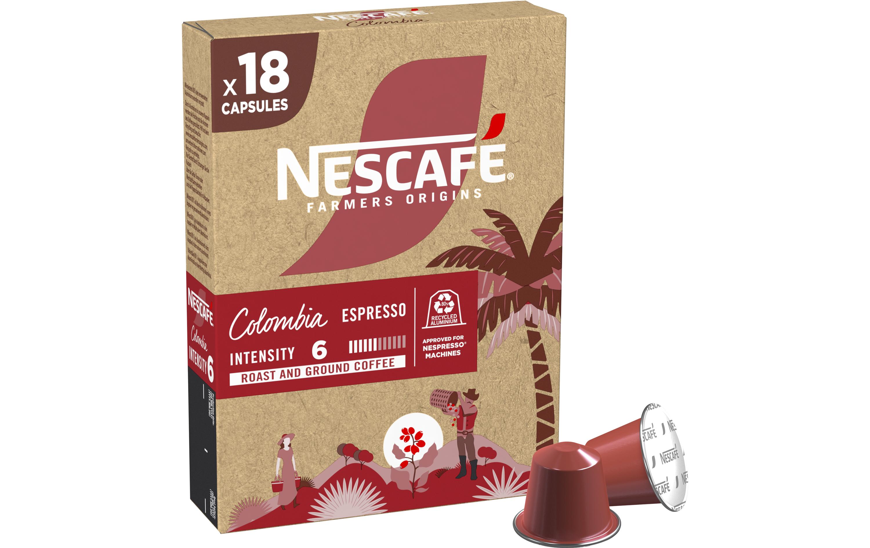 Nescafé Kaffeekapseln Farmers Origins Colombia 18 Stück