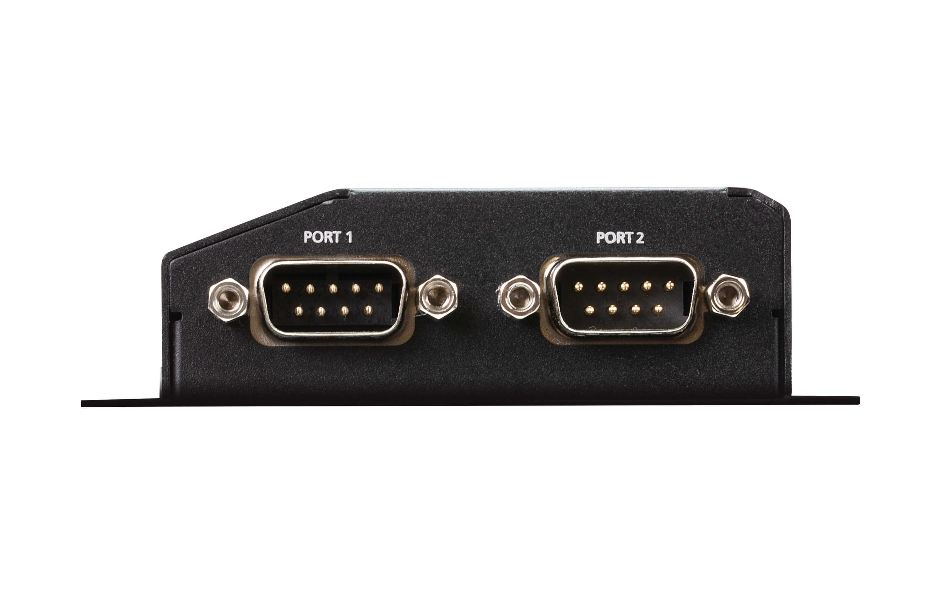 Aten RS-232-Extender SN3002P 2-Port Secure Device mit PoE