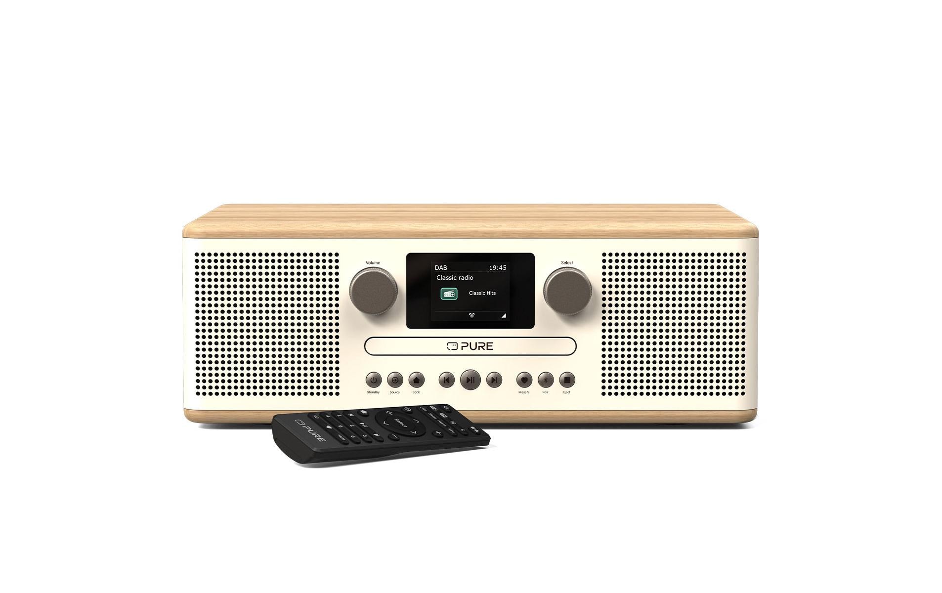 Pure DAB+ Radio Classic C-D6 Eiche/Weiss