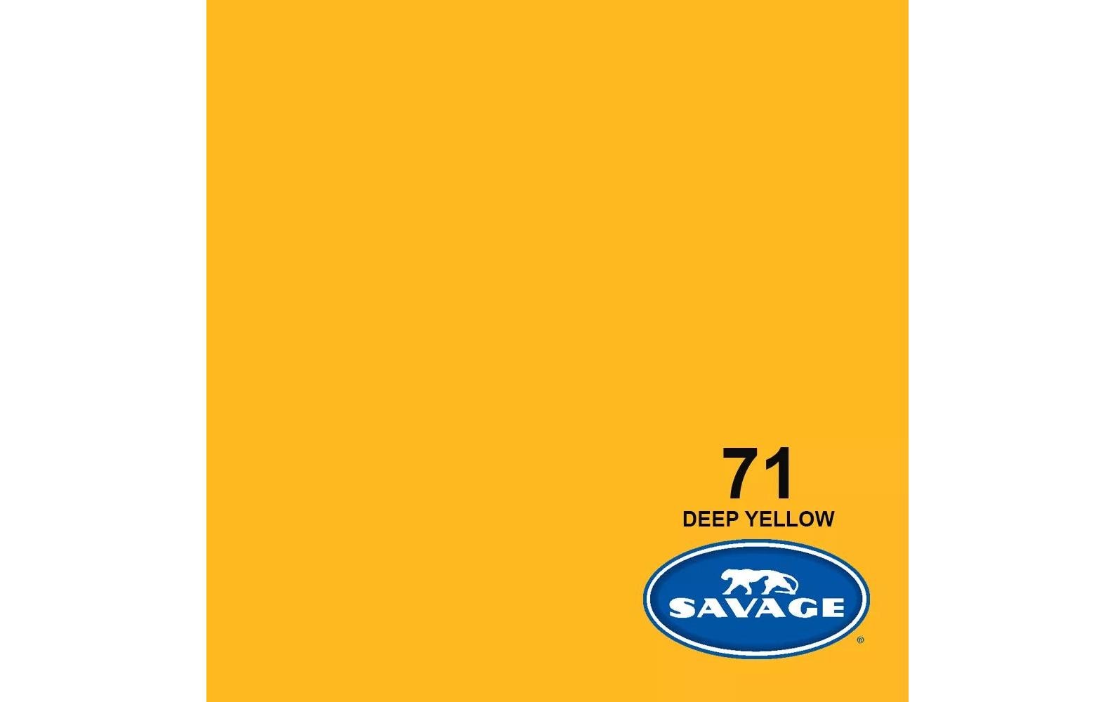 Savage Hintergrund Papier 2.72 x 11m Deep Yellow