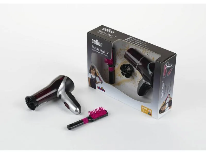 Klein-Toys Frisierset BRAUN Haartrockner und Bürste