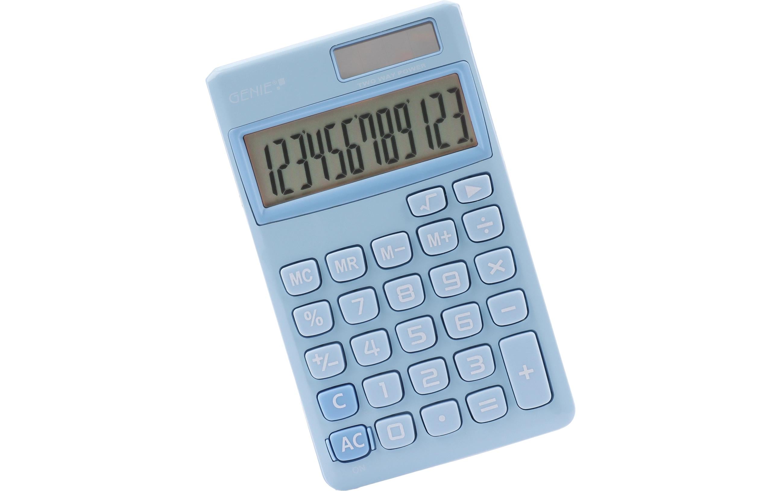 Genie Taschenrechner 212B Blau Genie Taschenrechner 212B Blau