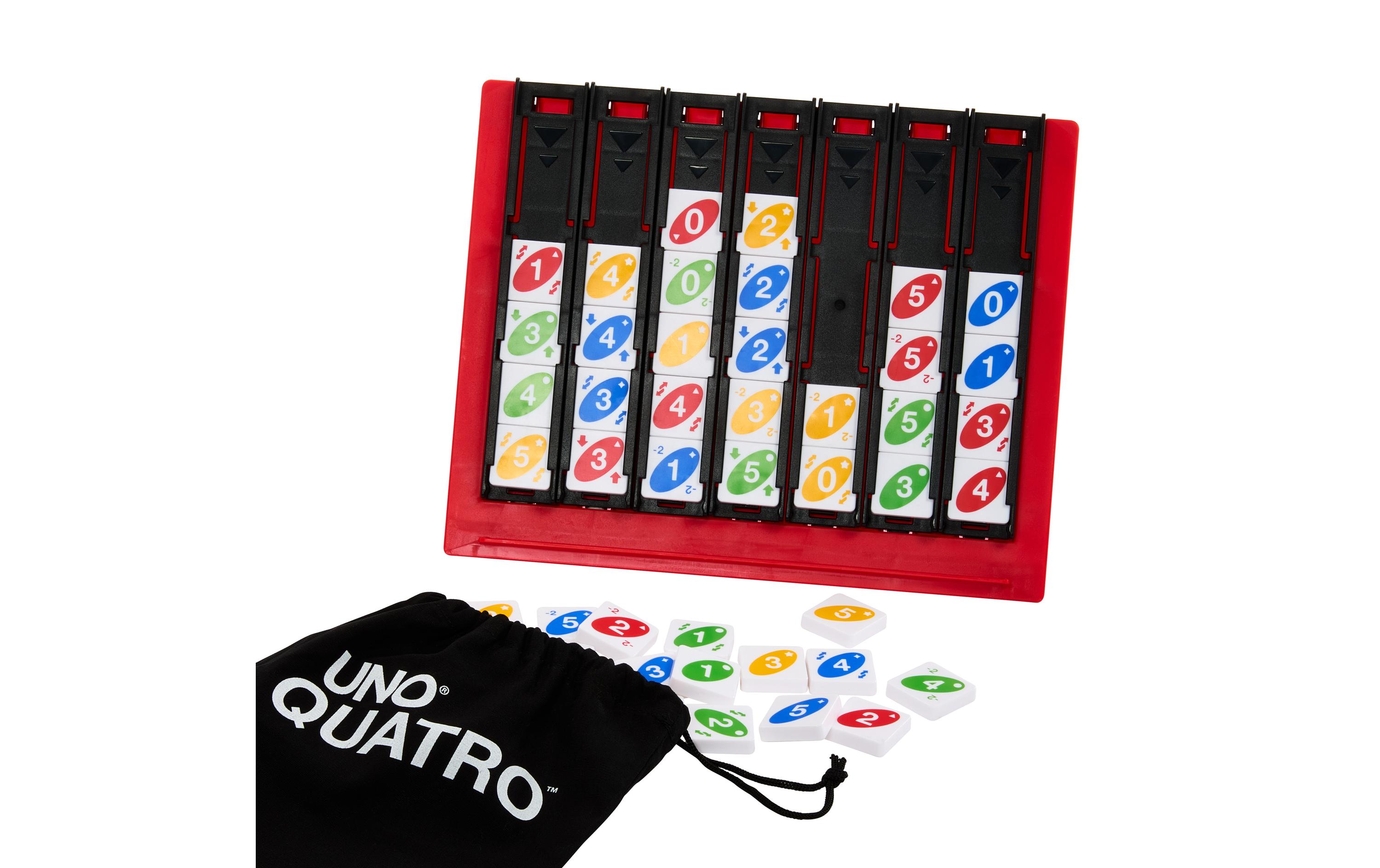 Mattel Spiele Familienspiel UNO Quatro Mattel Spiele Familienspiel UNO Quatro