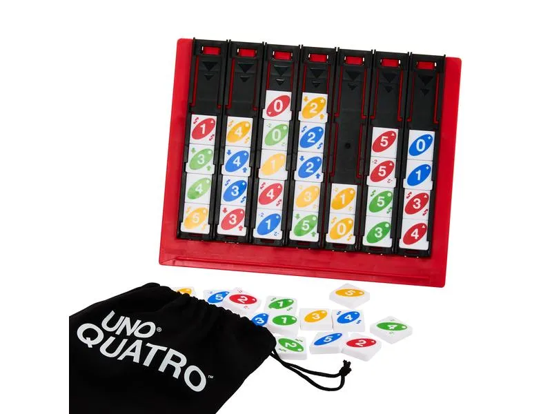 Mattel Spiele Familienspiel UNO Quatro Mattel Spiele Familienspiel UNO Quatro