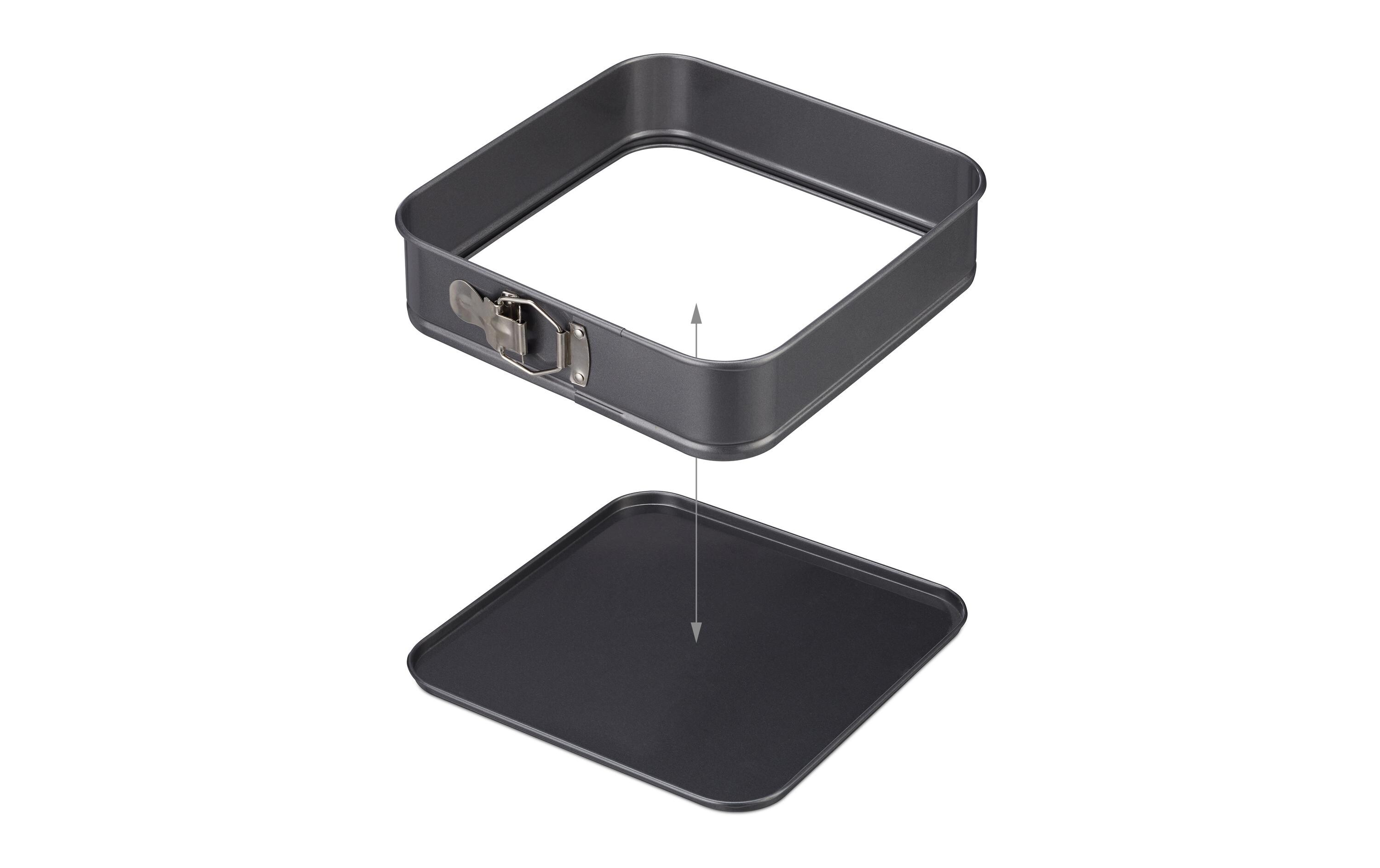 relaxdays Springform eckig, 18 cm, 20 cm, 26 cm, 28 cm