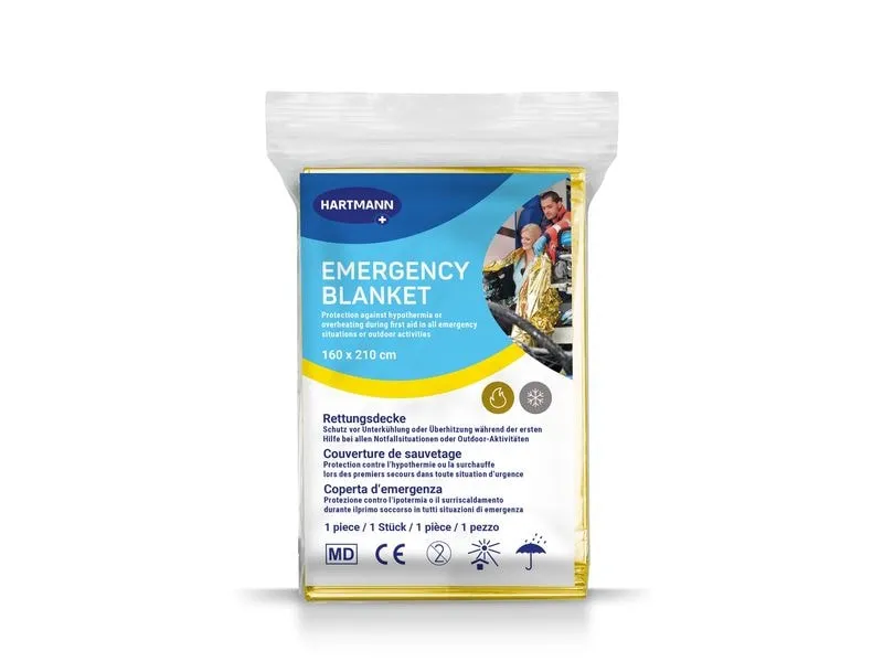 Hartmann Rettungsdecke Rettungsdecke gold silber Hartmann Rettungsdecke Rettungsdecke gold silber