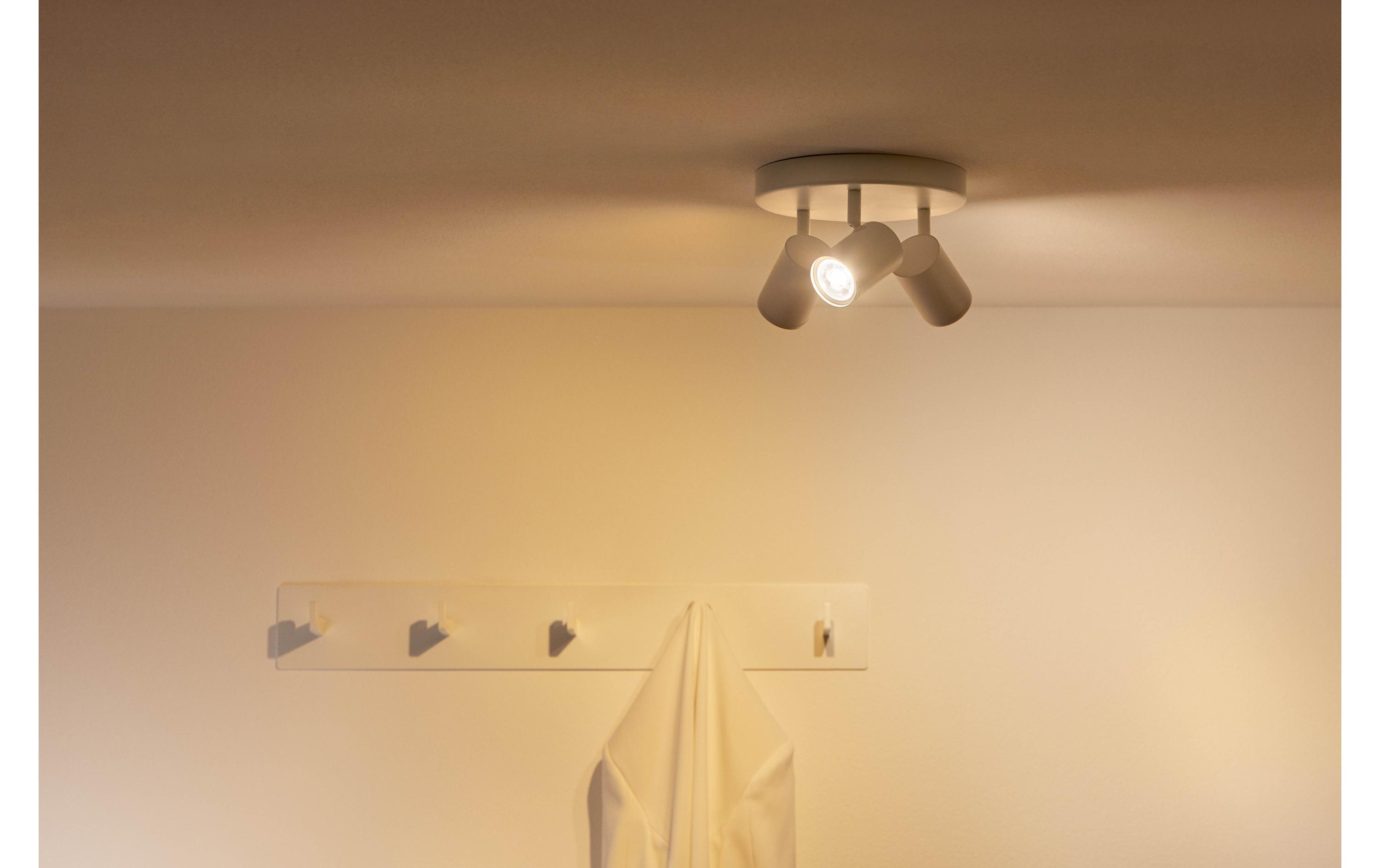 WiZ IMAGEO 3er Spot Tunable White & Color Deckenleuchte Weiss