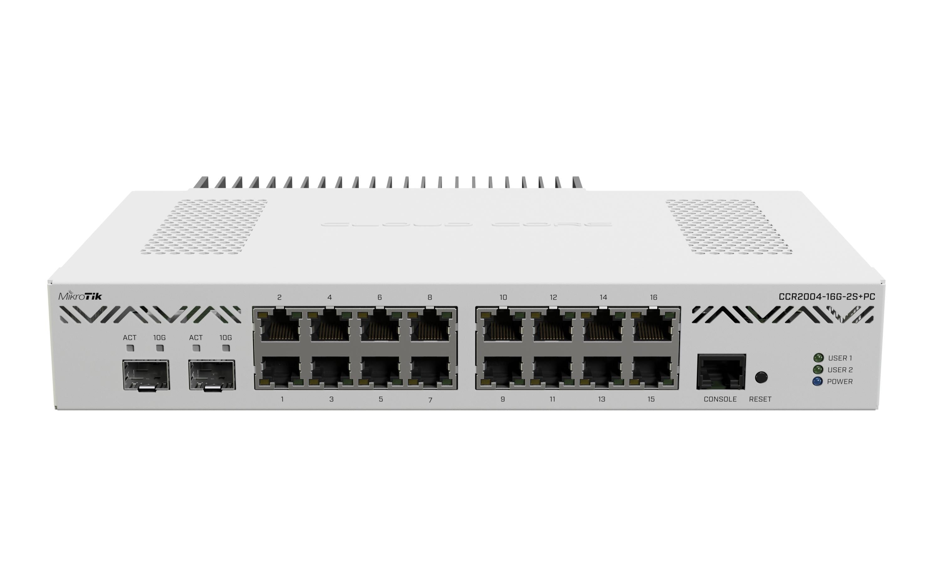MikroTik Router CCR2004-16G-2S+PC