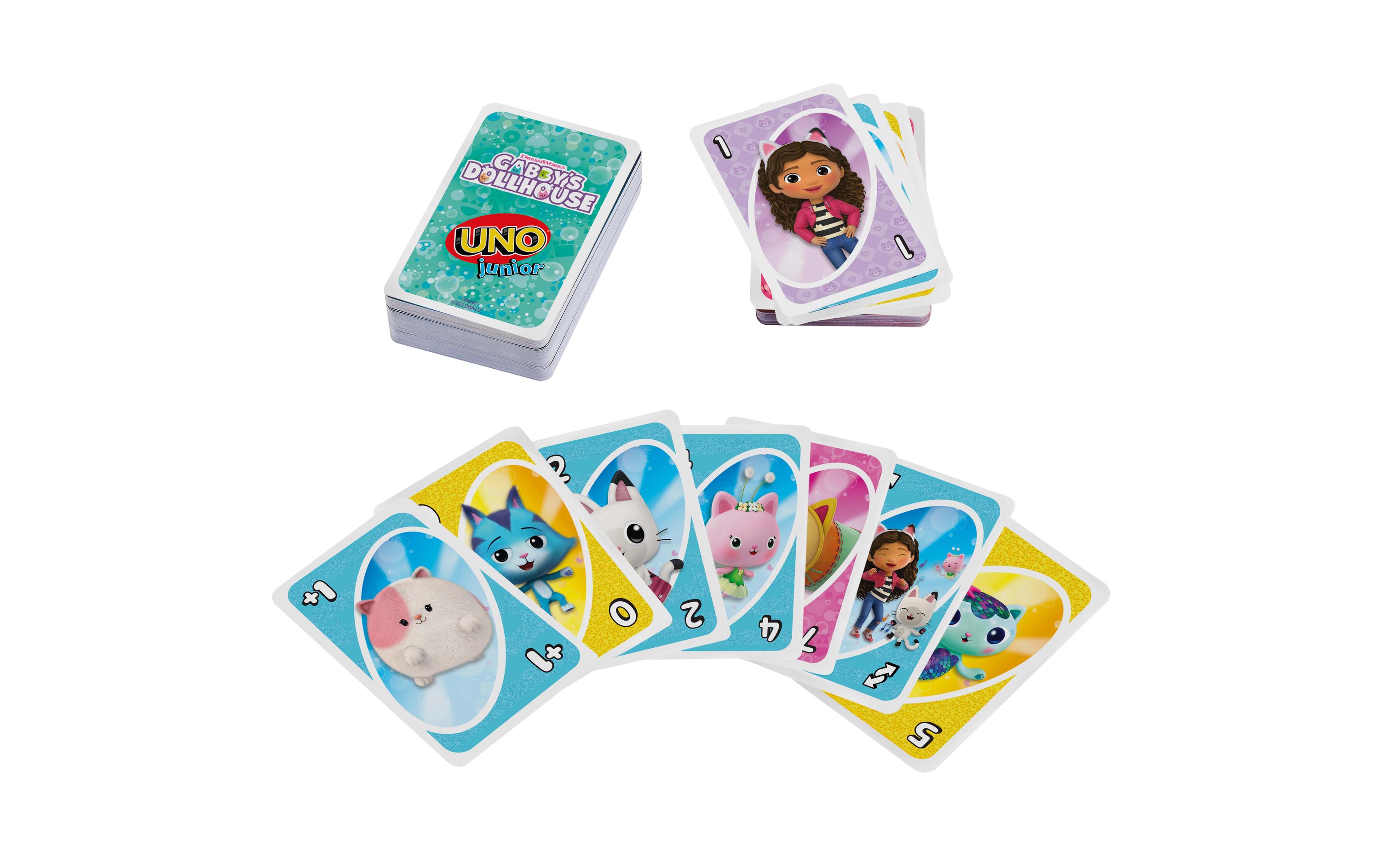 Mattel Spiele Kartenspiel UNO Junior Gabbys Dollhouse
