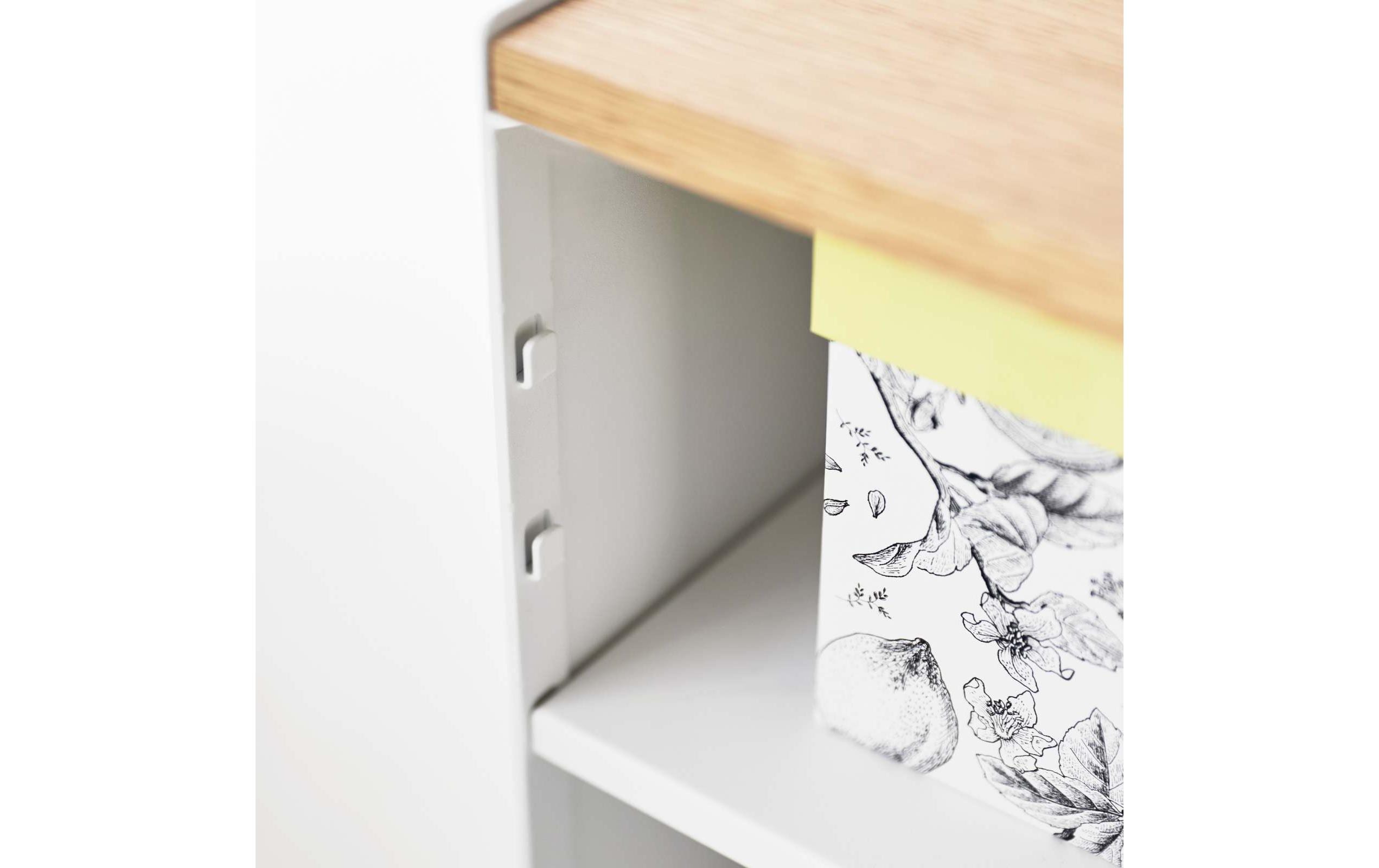 Yamazaki Servierwagen Tower 60.3 x 59 cm, Weiss