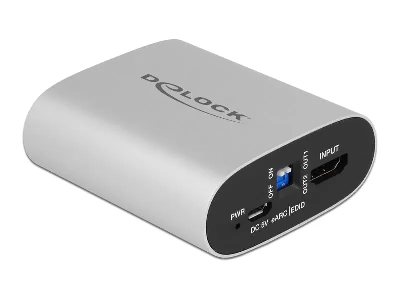 Delock Audio Extraktor HDMI HD 4K 60 Hz mit eARC Delock Audio Extraktor HDMI HD 4K 60 Hz mit eARC