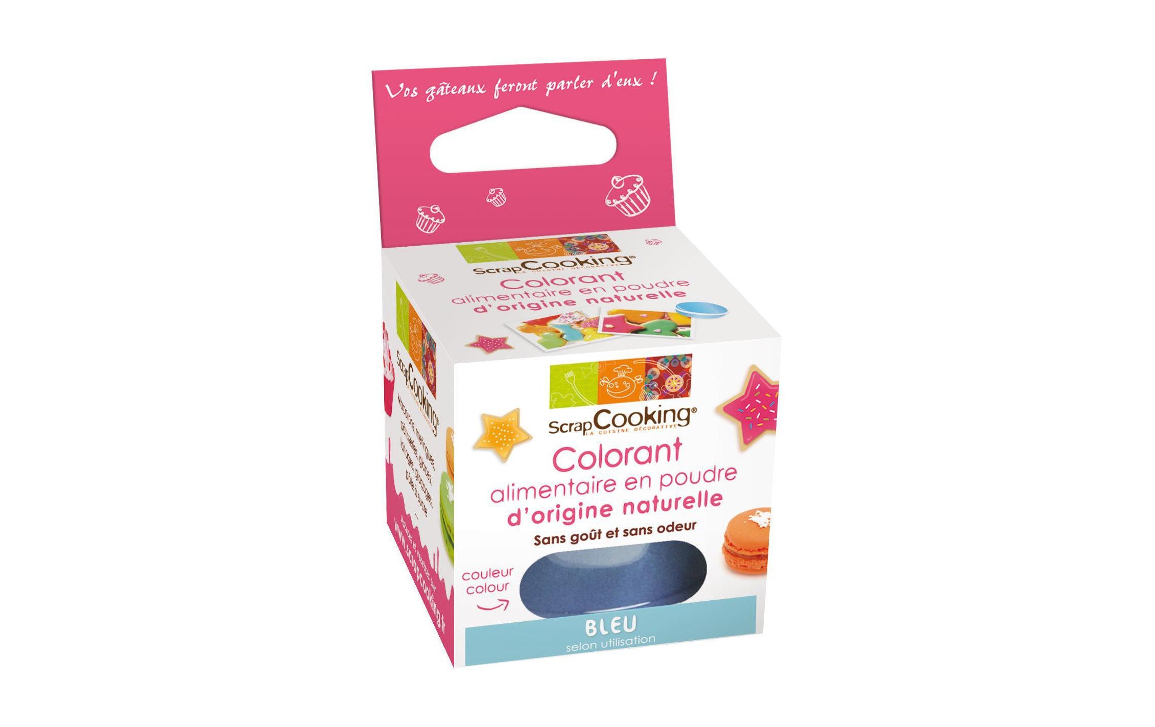 ScrapCooking Lebensmittelfarbenpulver Blau 10 g ScrapCooking Lebensmittelfarbenpulver Blau 10 g