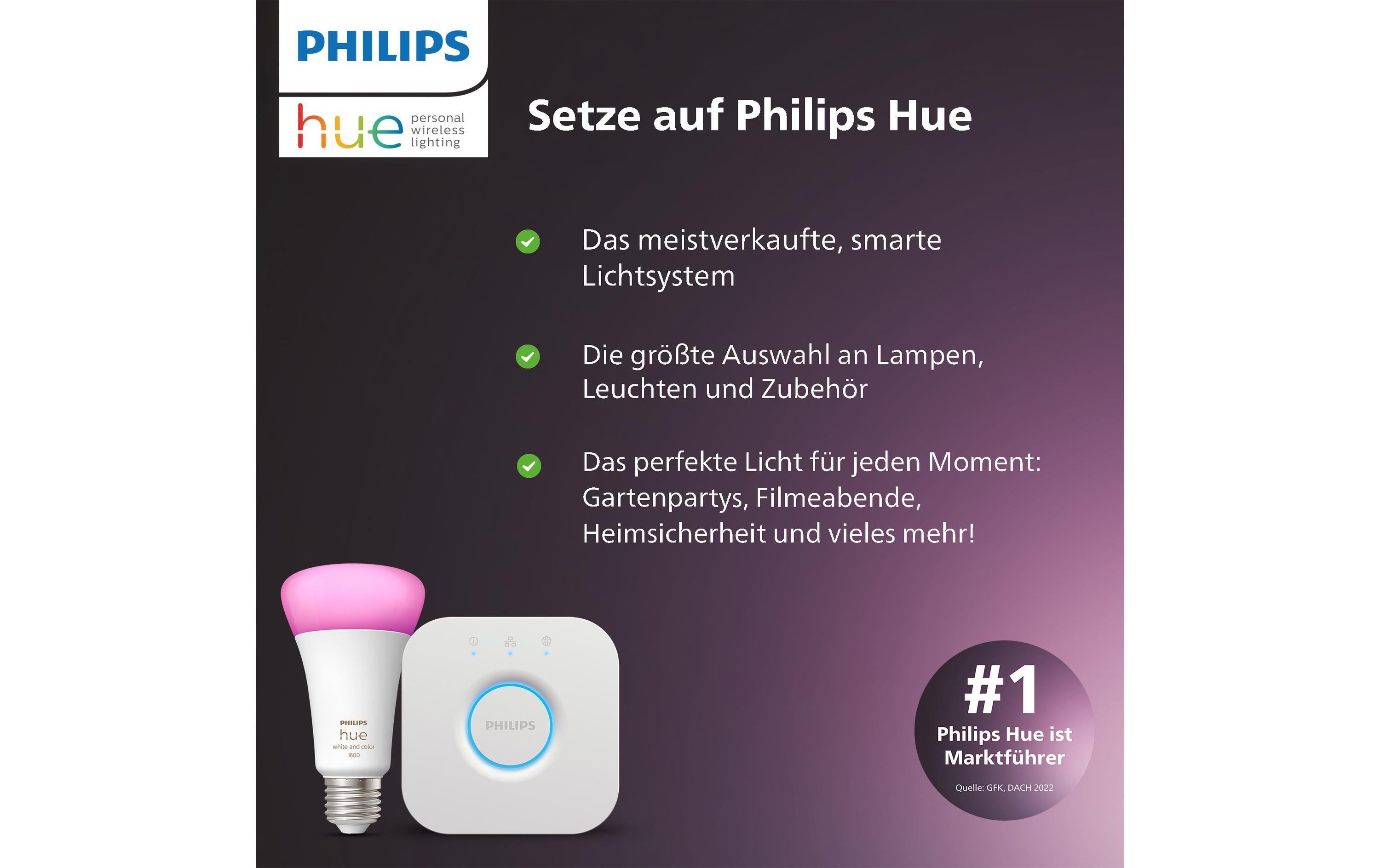 Philips Hue Secure Standfuss, Schwarz