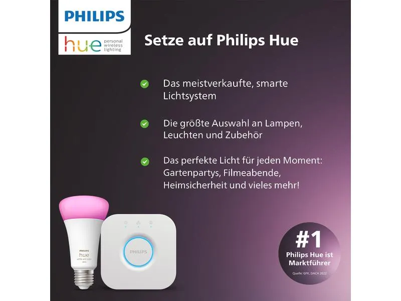 Philips Hue Secure Standfuss, Weiss Philips Hue Secure Standfuss, Weiss