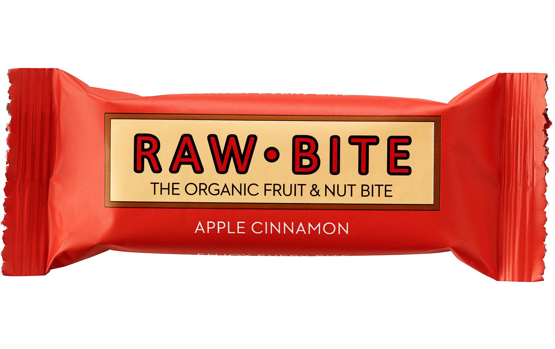 Rawbite Riegel Bio Rohkost Apfel-Zimt 12 x 50 g