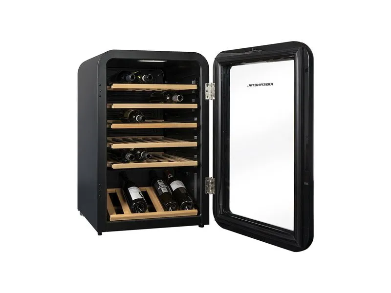 Kibernetik Weinkühlschrank WKH49S Rechts, Schwarz