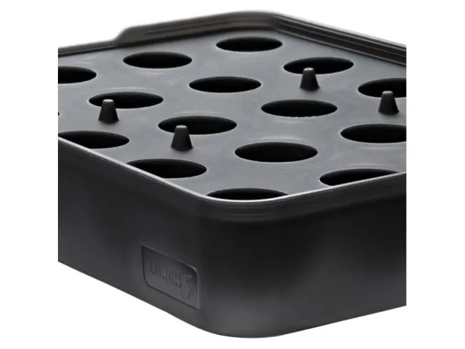 Lurch Eiswürfelform kleine Kugeln Schwarz / Transparent, Ø 3 cm