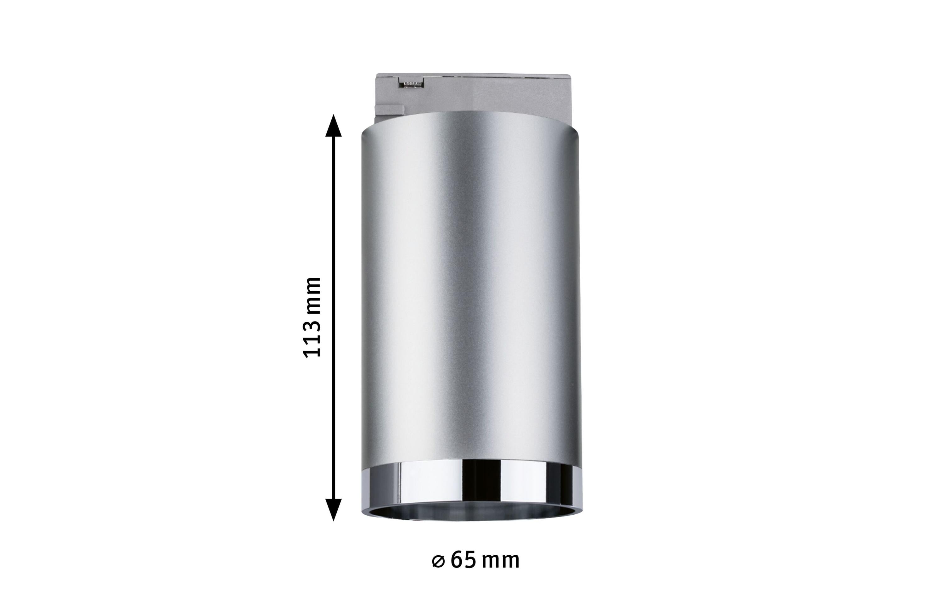 Paulmann Schienenspot URail Tube, 1 x GU10, 10 W, Chrom Paulmann Schienenspot URail Tube, 1 x GU10, 10 W, Chrom