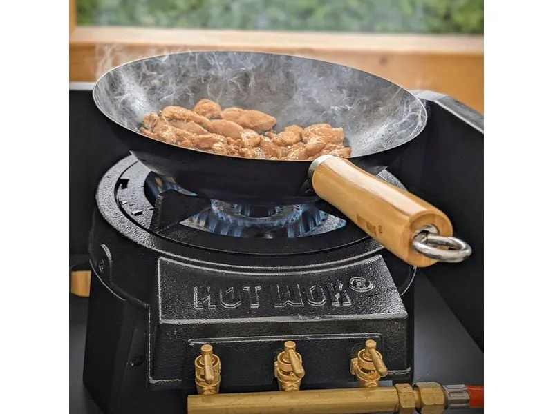 Hot Wok Pro 12 kW + regulator & wok Hochleistungs-Wok-Set