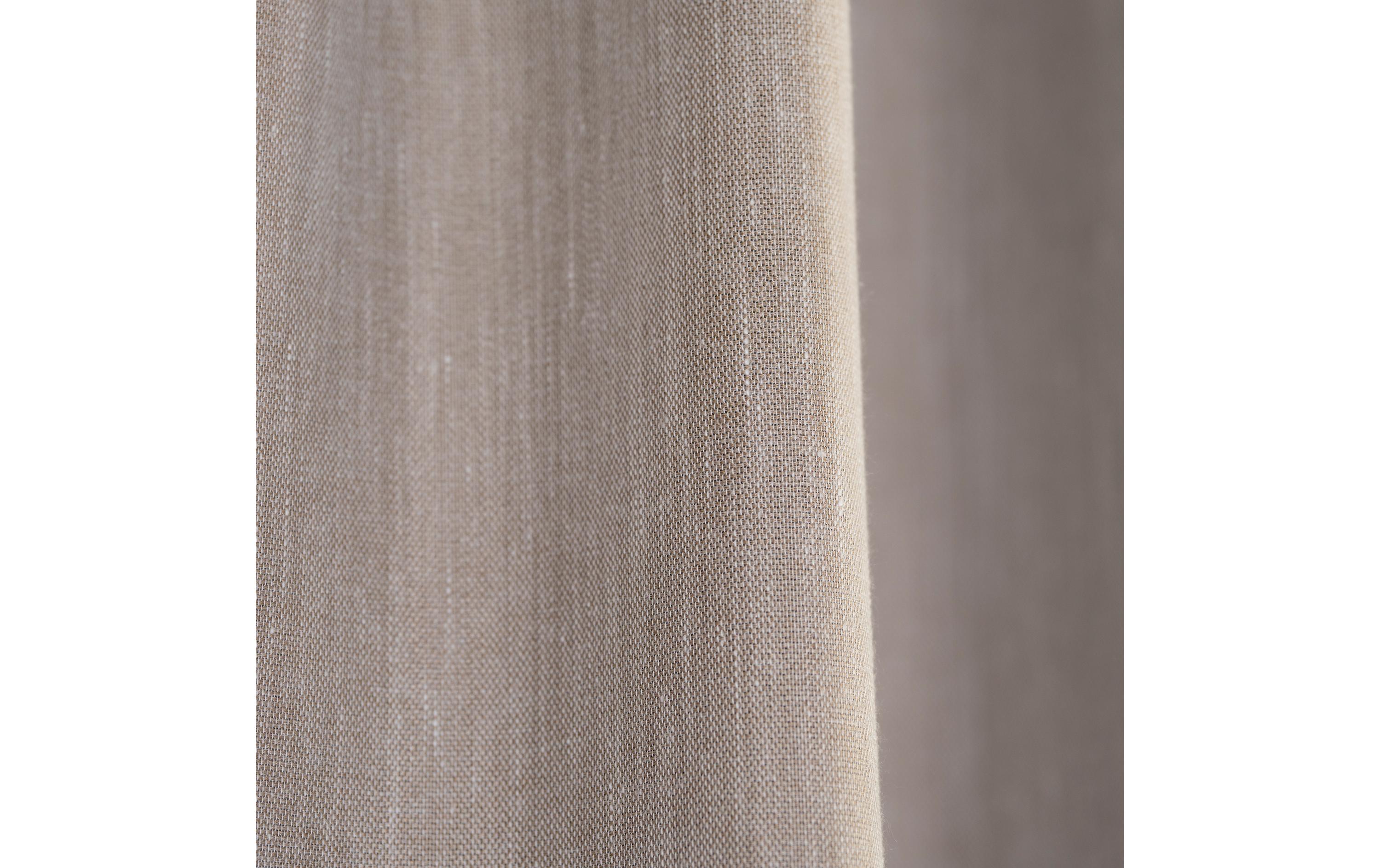 Casa Leon Verdunklungsvorhang mit Faltenband 140 cm x 245 cm