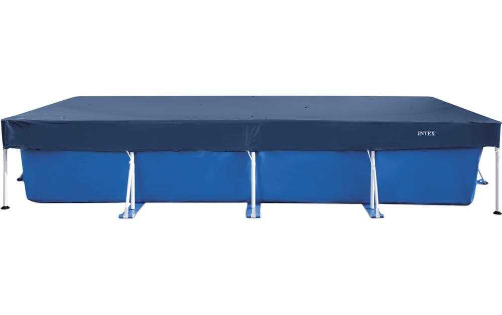 Intex Pool-Abdeckplane Allwetter-Deluxe 4.5 m x 2.2 m, Dunkelblau