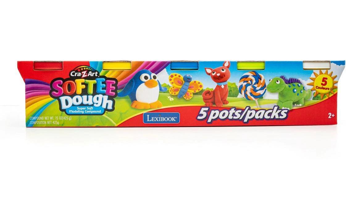 Cra-Z-Art Knetspiel Kunststoff fünf klassische Farben