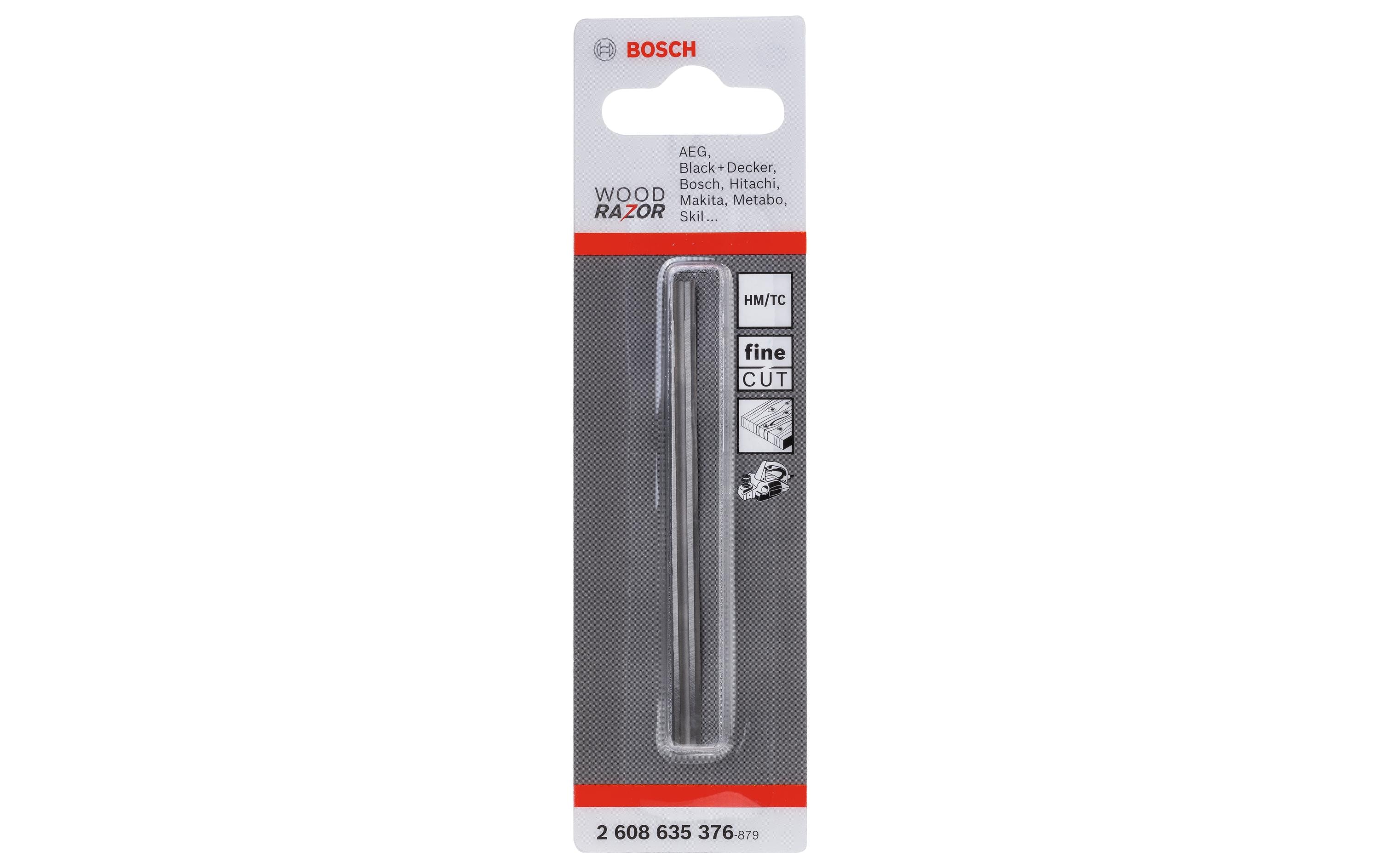Bosch Professional Hobelmesser gerade Wood Razor Carbide 82 mm