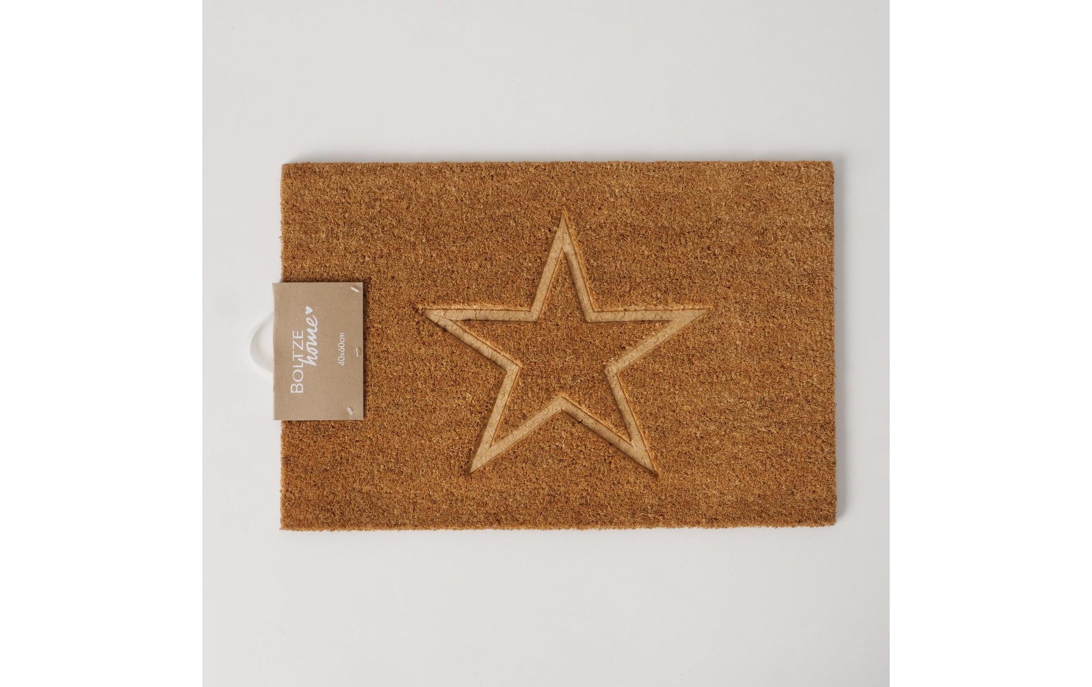Boltze Fussmatte Stern 60 x 40 cm