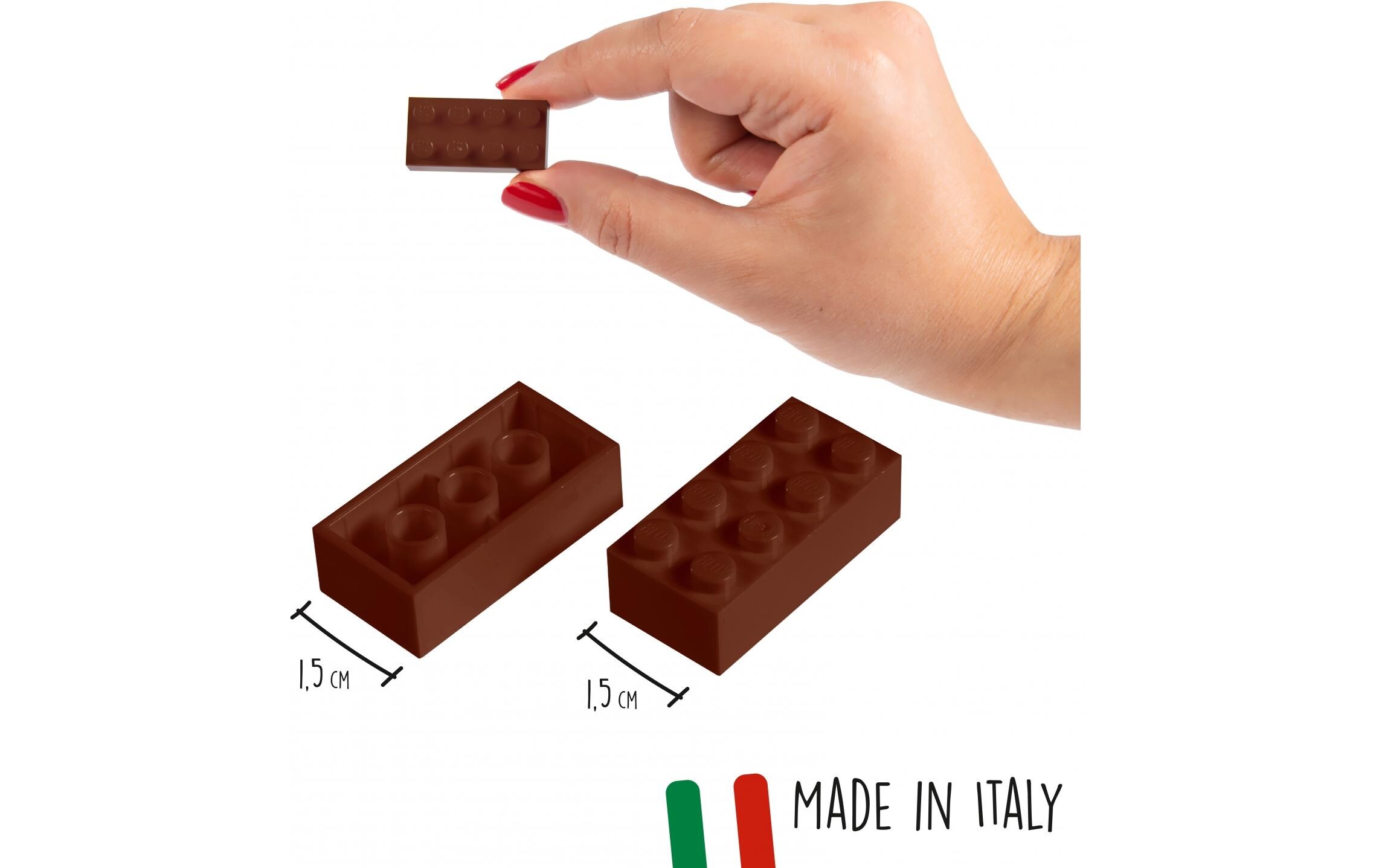 BLOX Bausteine 500 braune 8er Steine lose