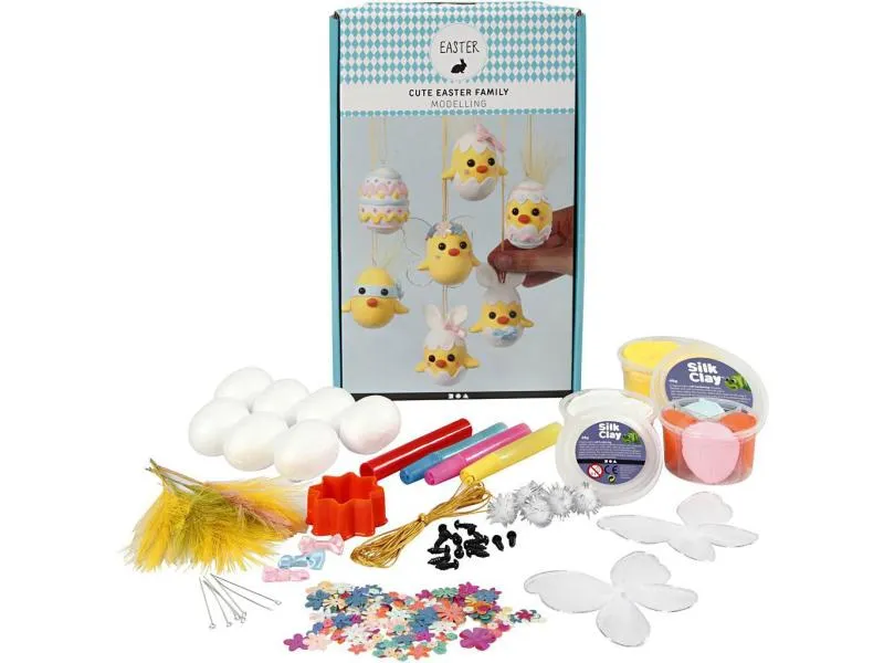 Creativ Company Bastelset Funny Easter Family 1 Set Creativ Company Bastelset Funny Easter Family 1 Set